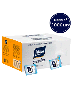 Adoçante Sucralose Sachê Linea - Caixa com 1000 unidades