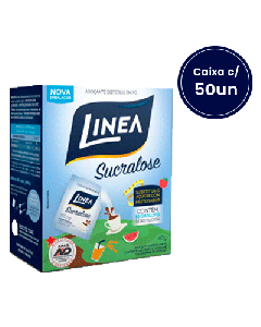Adoçante Sucralose Sachê Linea - Caixa com 50 unidades