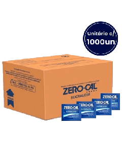Adoçante Sucralose Zero Cal Sachê - Caixa com 1000 unidades