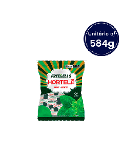 Bala dura de Hortelã Freegells - 584g