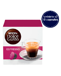 Cápsulas Dolce Gusto Espresso - Caixa com 10 Unidades