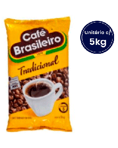 Café Torrado em Grãos Brasileiro 5Kg