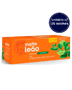 Chá Matte Limão Leão com 25 Saquinhos