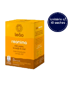Chá Reanima Leão com 10 Saches